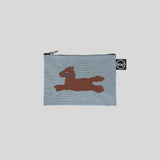 Happy Pony Embroidery Pouch