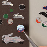 Ghost Apple Bunny Sticker