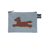 Happy Pony Embroidery Pouch
