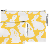 Plain Little Yellow Bunnies Pouch