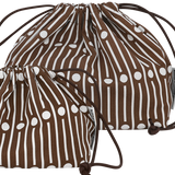 Miller Reverse Brown Plump Pouch