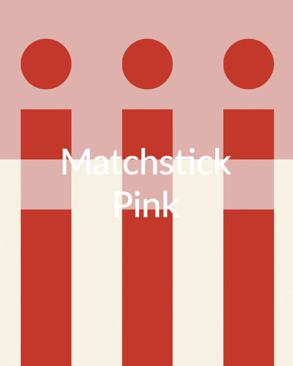 Matchstick Pink Pattern KBP®