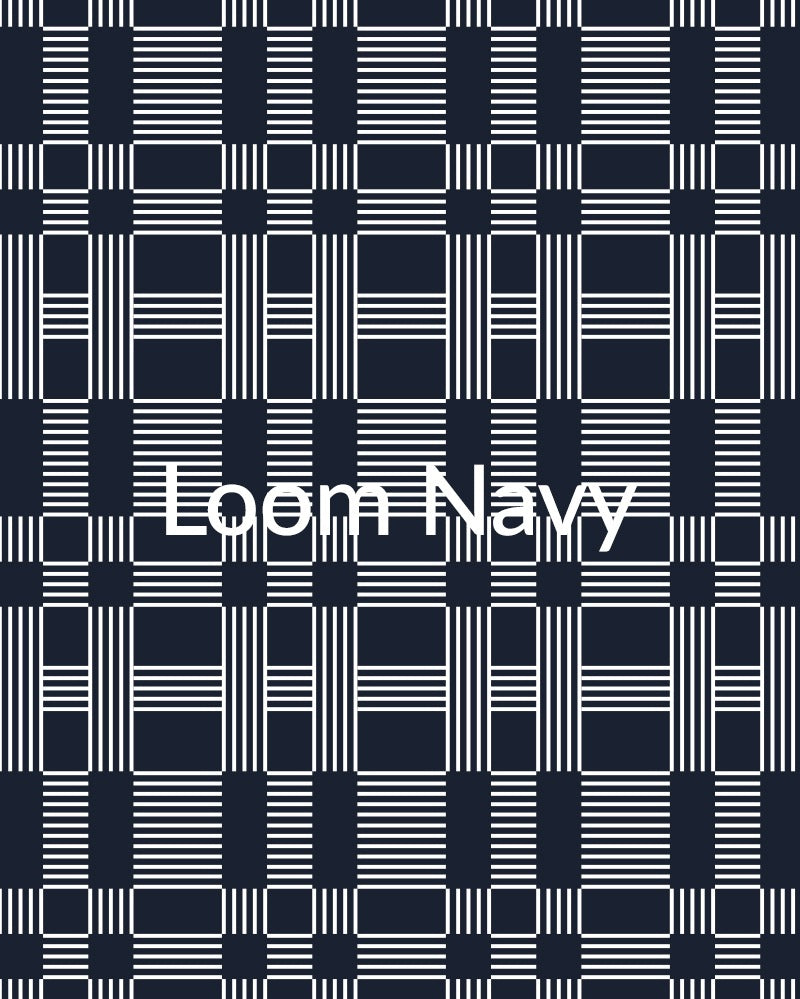 Loom Navy Pattern KBP®