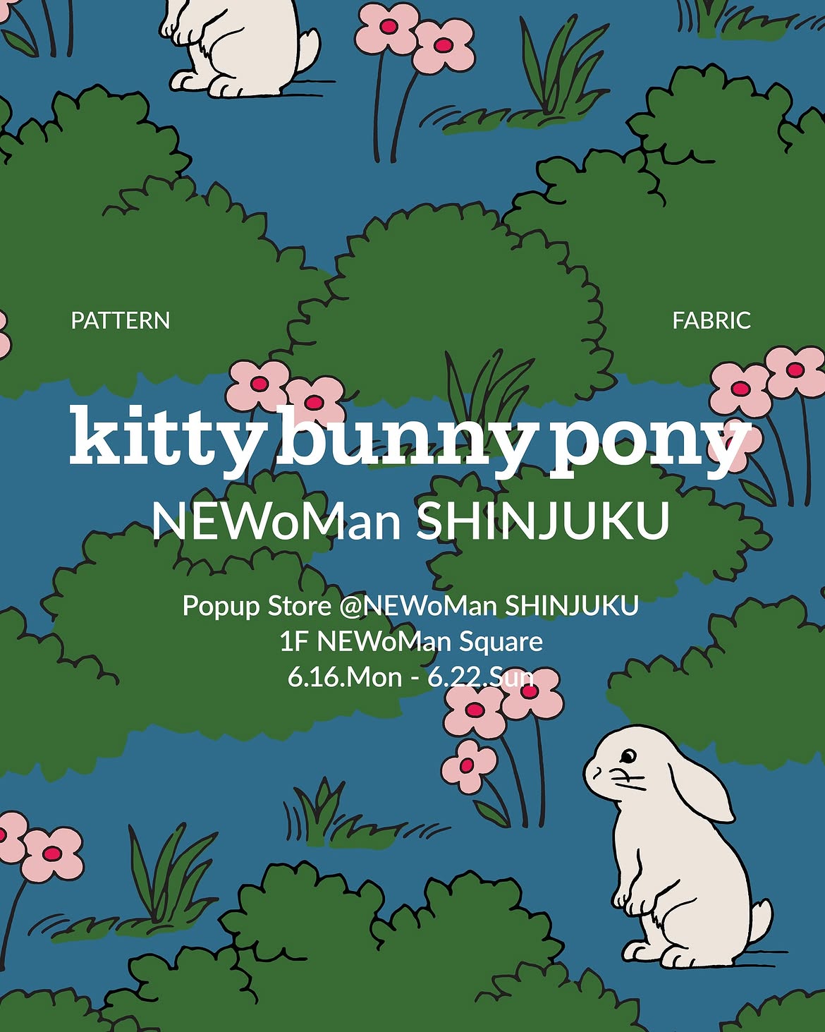 NEWoMan新宿POPUPのお知らせ (2025.6.16-6.22)