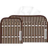 Miller Reverse Brown Tissuebox Cover