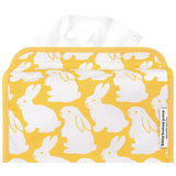 Plain Little Yellow Bunnies Tissuebox Cover