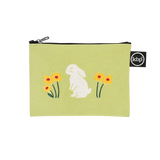 Grove Bunny Lime Embroidery Pouch
