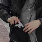 Crinkle Ripstop Black Sacoche