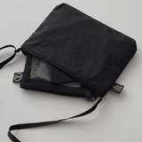 Crinkle Ripstop Black Sacoche
