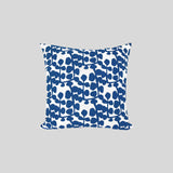 Blue Seaweed Cushion by Jessica Nielsen