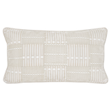 30 Patchwork Cushion Cover Miller Reverse Ecru & Miller Ecru