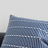 Miller Reverse Blue Cushion