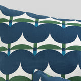 Tulip Lanes Navy Cushion