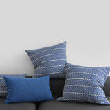 Miller Reverse Blue Cushion