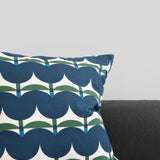 30 Tulip Lanes Navy Cushion