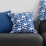 Blue Seaweed Cushion by Jessica Nielsen