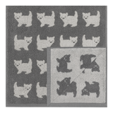 KBP X towelogist Gray Happy Kitty II Towel