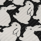 30 Quilting Little Black Bunnies Cushion