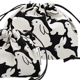 Little Black Bunnies Plump Pouch