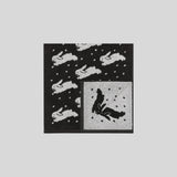 KBP X towelogist Black Snow Bunnies Towel