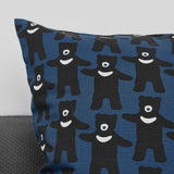 30 Blue Baby Boy Bear Cushion