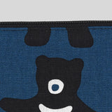 Blue Baby Boy Bear Half Pouch