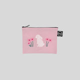 Grove Bunny Baby Pink Embroidery Pouch