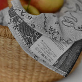 Kittybunnypony Grove Gray Tea Cloth by Lapuan Kankurit