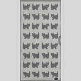 KBP X towelogist Gray Happy Kitty II Towel