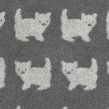 KBP X towelogist Gray Happy Kitty II Towel