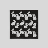 KBP X towelogist Little Black Bunnies Hand Towel