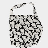 Little Black Bunnies Porky Hobo Bag