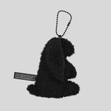 Little Black Bunny Plush Key Ring