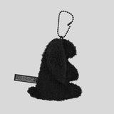 Little Black Bunny Plush Key Ring