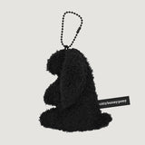 Little Black Bunny Plush Key Ring