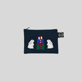 [Mサイズ入荷] Little Bunnies with Present Embroidery Pouch