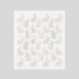 Little Gray Bunnies Dishcloth by Maruyama