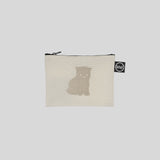 Little Kitten Ecru Embroidery Pouch