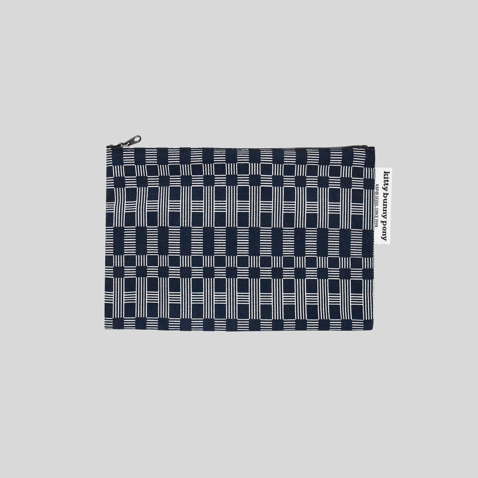 Loom Navy Pouch