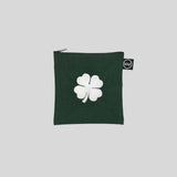 Lucky Embroidery Square Pouch