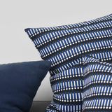 Matchstick Blue Cushion