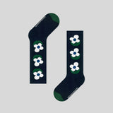 KBP X SOCKSTAZ Navy Daisy Kids Knee Socks