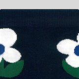 KBP X SOCKSTAZ Navy Daisy Kids Knee Socks