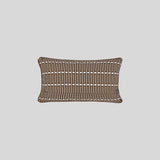 30 Patchwork Cushion Cover Miller Reverse Brown & Column Pink