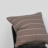 Patchwork Cushion Cover Miller Reverse Brown & Column Pink