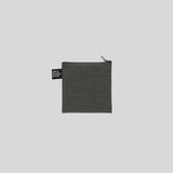 Pencil Dark Gray Embroidery Square Pouch