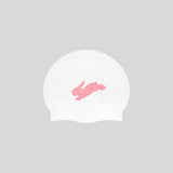 Pink Diving Bunny Swim Cap