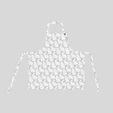 Plain Little Gray Bunnies Kids Apron