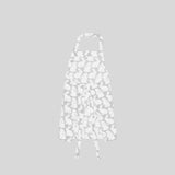 Plain Little Gray Bunnies Kids Apron