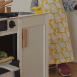 Plain Little Gray Bunnies Kids Apron